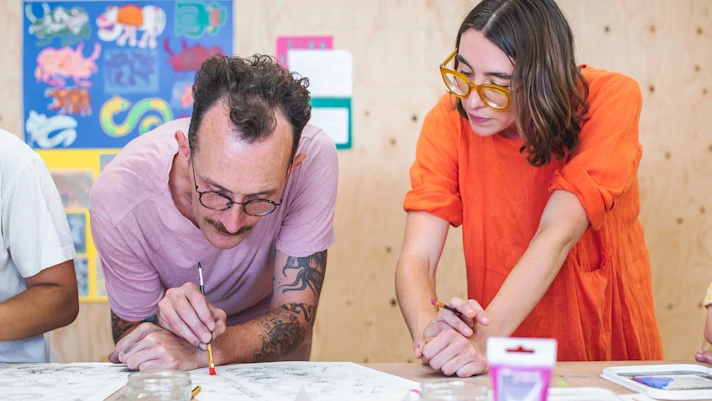 Print your own wrapping paper at Stockport Ceramics Fair